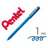 Esferografica pentel izee ponta de 10mm com tampa cor azul ceu