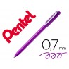 Esferografica pentel izee ponta de 07mm com tampa cor violeta