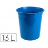 Cesto plastico q connect azul opaco 13 litros