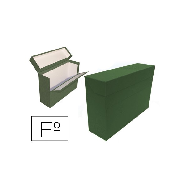 Caixa de transferencias mariola folio cartao duplo forrado geltex lombada 20 cm cor verde