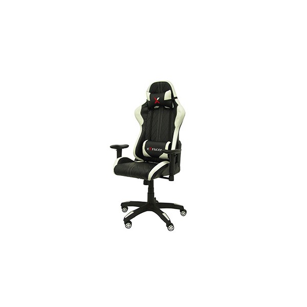 Cadeira pyc gaming chair giratoria simi pele regulavel em altura preta 120080x670x670 mm