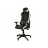 Cadeira pyc gaming chair giratoria simi pele regulavel em altura preta 120080x670x670 mm