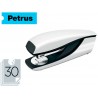 Agrafador petrus 635 wow branco metalizado capacidade 30 folhas