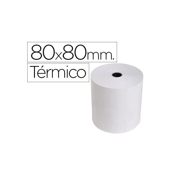 Rolo de calculadora exacompta termico 80 mm x 80 mm 55 g m2