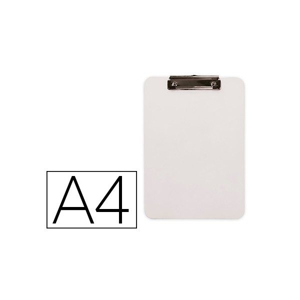 Porta notas q connect plastico din a4 branco 25mm