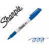 Marcador sharpie permanente ponta fina azul