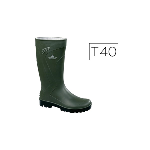 Bota deltaplus de seguranca jouca pvc verde formato 40