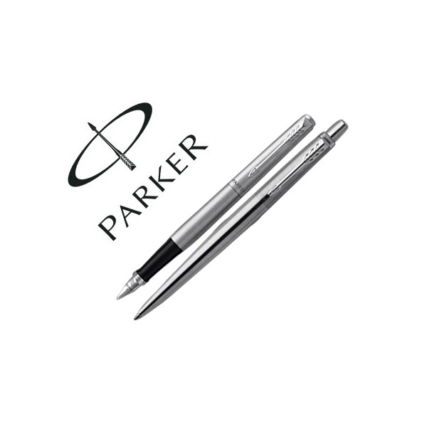 Conjunto parker duo jotter aco ct esferografica caneta