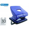 Furador rapesco 827 p azul 2 furos capacidade 30 folhas