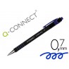 Esferografica q connect retratil com grip 07 mm cor azul