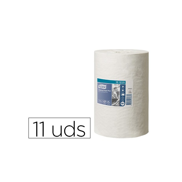 Papel seca maos tork secagem extra largura 215 mm comprimento 749 mt 2 folhas para dispensador m1 central pack de 11 un