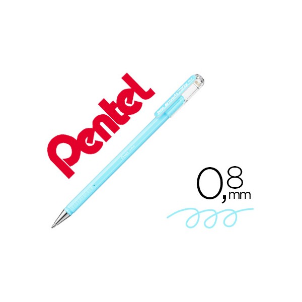 Roller pentel k108 azul pastel 08 mm