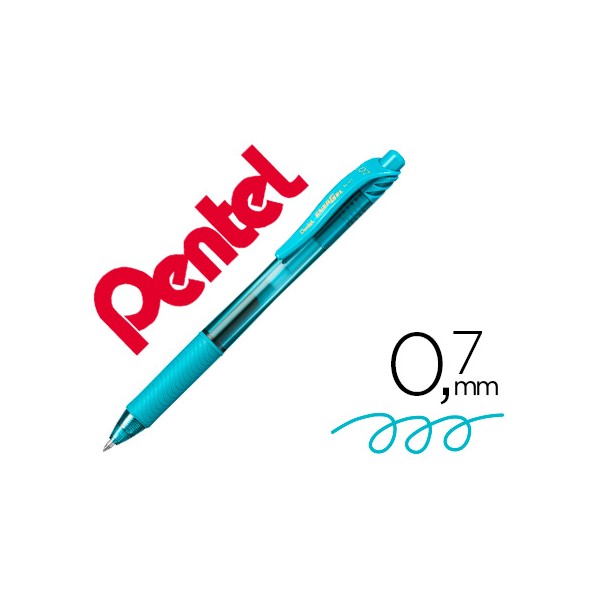 Roller pentel energel bl107 07mm turquesa