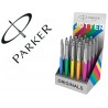 Esferografica parker jotter plastic original expositor de 20 unidades cores sortidas