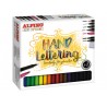 Conjunto desenho alpino color experience lettering