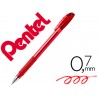 Esferografica pentel bx487 com tampa cor vermelho