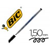 Marcador bic velleda fino para quadro ponta redonda 15 mm preto