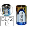 Pilha maxell alcalina 15v tipo d lr20 blister de 2 unidades