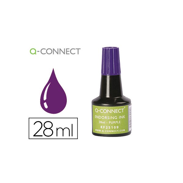 Tinta para almofada q connect violeta frasco 28 ml