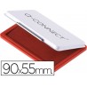 Almofada para carimbo q connect 90x55 mm vermelho