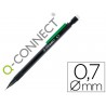 Lapiseira q connect 07 mm com 3 minas corpo preto com clip verde