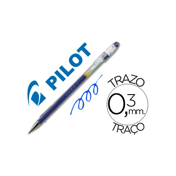 Esferografica pilot g 1 azul tinta gel