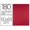 Cartolina liderpapel 50x65 cm 180 gr vermelho natal pack de 25 unidades