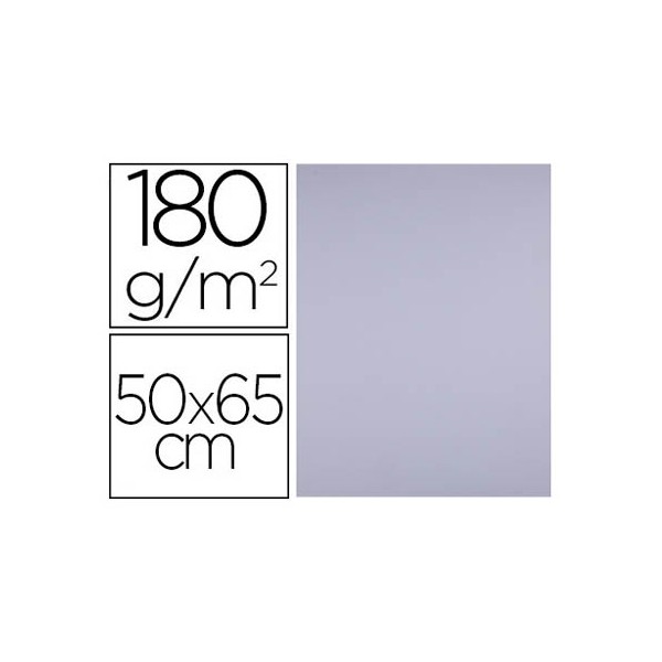 Cartolina liderpapel 50x65 cm 180 gr lilas pack de 25 unidades