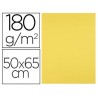 Cartolina liderpapel 50x65 cm 180 gr amarelo limao pack de 25 unidades