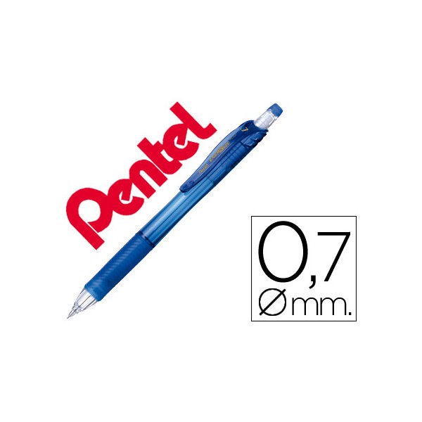 Lapiseira pentel energize x 07 mm azul