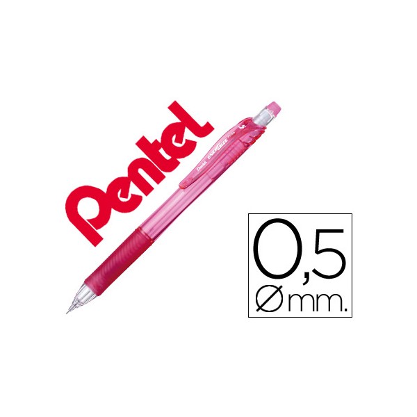 Lapiseira pentel energize x 05 mm rosa