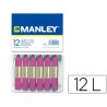 Lapis de cera manley unicolor lilas n 39 caixa de 12