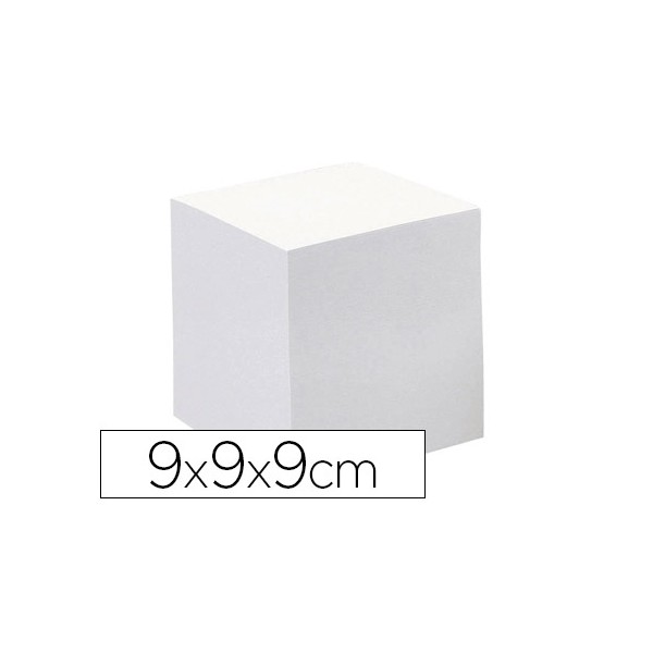 Bloco papel quo vadis encolado branco 680 folhas 100 reciclado 90 gr 90x90x90 mm