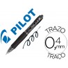 Esferografica pilot g 2 pixie preta tinta gel retractil pega de borracha