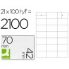 Etiquetas adesivas q connect din a4 70 x 42 mm