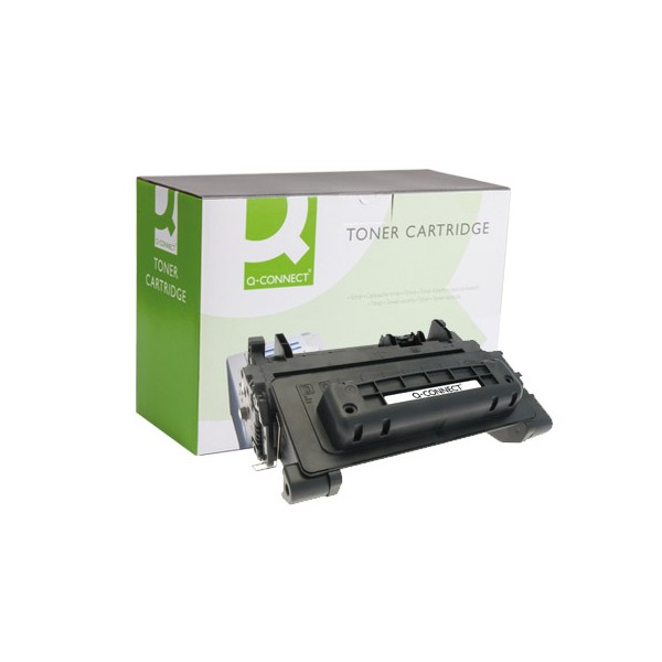 Toner q connect compativel hp ce390a para laser jet preta10000 pag