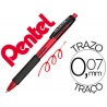 Esferografica pentel bk457 kachiri ponta 07 mm cor vermelho