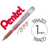 Roller pentel hybrid gel k230m ponta de 10 mm cor bronze