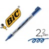 Marcador bic velleda liquid pocket ponta redonda 22 mm azul