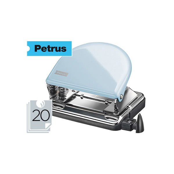 Furador petrus 52 azul fondant blue capacidade 20 folhas