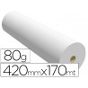 Papel reprografia ppc para plotter 420mmx170mt 80gr