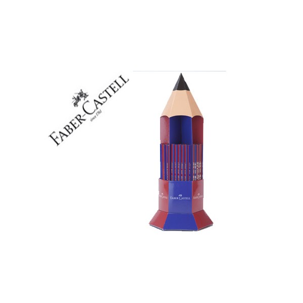 Lapis de grafite faber ecolapis janus 2160 bicolor expositor 120