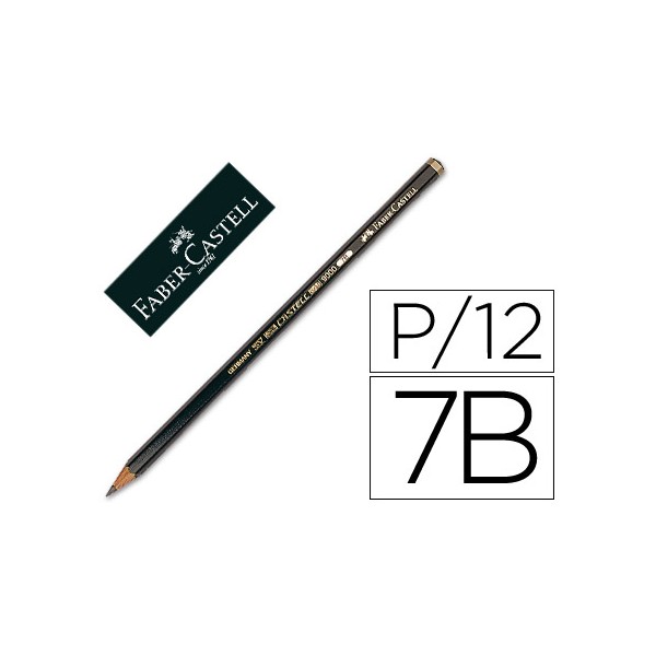 Lapis de grafite faber 9000 7b unidade