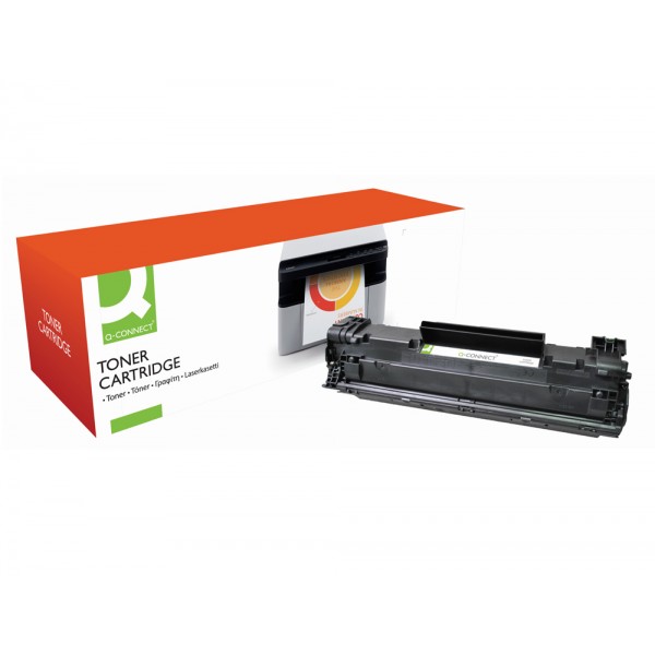 Toner q connect compativel hp ce285a para laserjet p1102 p1102w m1212nf mfp m1217nfw mfp m1132mfp 1600pag