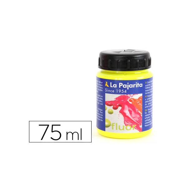 Pintura latex la pajarita f 01 amarelo canario 75ml