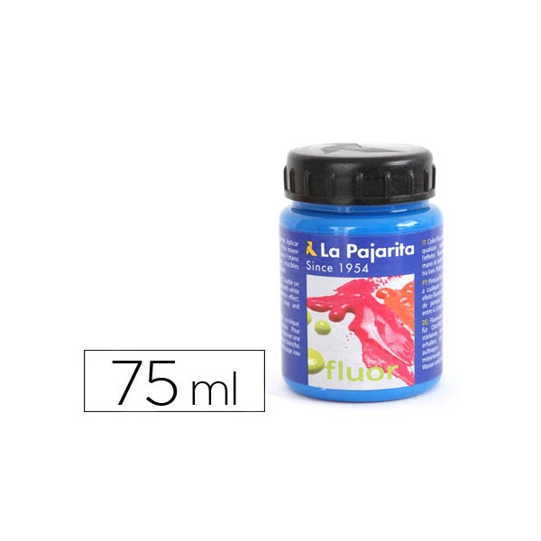 Pintura latex la pajarita f 05 azul luminoso 75ml