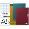 Caderno escolar liderpapel scriptus 48 folhas din a5 pautado n 46 papel 90 gr cores sortidas