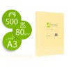 Papel de cor q connect din a3 80gr champagne pack de 500 folhas