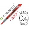 Marcador q connect roller ball vermelho 07 mm