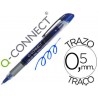 Marcador q connect roller ball azul 07 mm